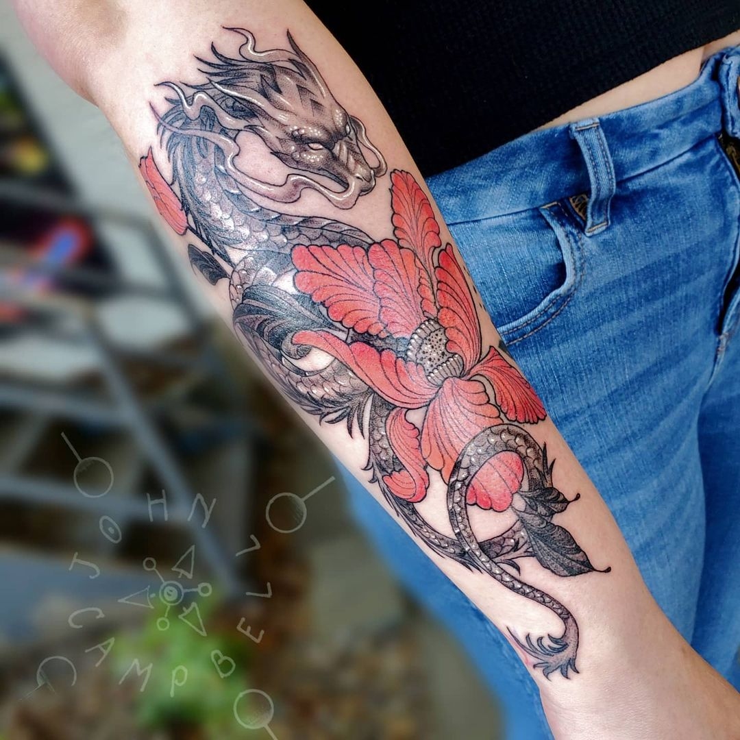 Unleash The Fire Within With These 100 Dragon Tattoo Ideas | Bored Panda